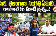 మరి, తెలంగాణ సంగతి ఏమిటి.. రాహుల్ కు సూటి ప్రశ్న.. రాహుల్ గాంధీ విద్యార్థి ఉద్యమం వెనుక కుట్ర కోణం