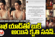 రాఖీ యాడ్ తో బుక్ అయిన కృతి సనన్.. సెలబ్రిటీ ల తీరు మీద వివాదాస్పదం
